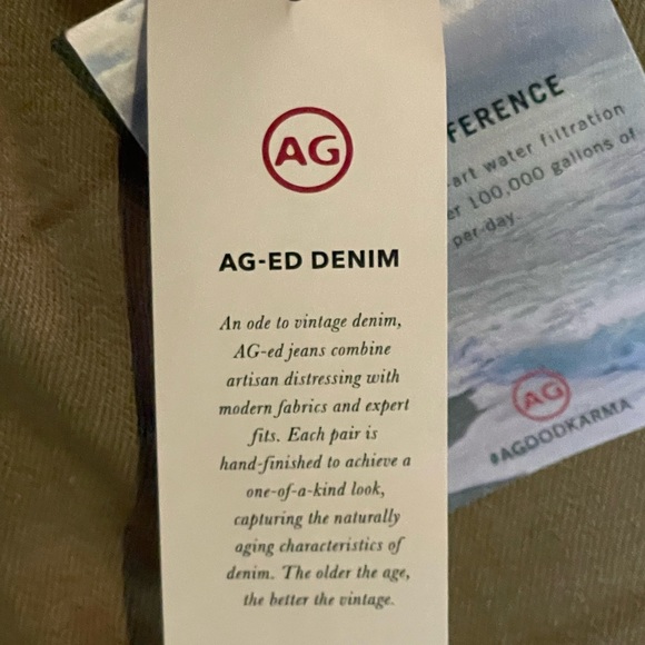 Mens AG Kakki colored Jeans. ___36”x33” - Picture 4 of 7